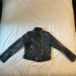 Zara Black Leather Jacket